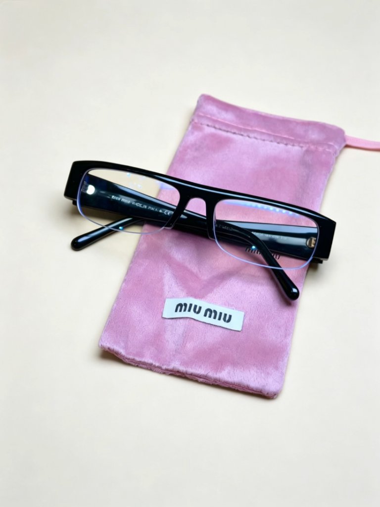 Nwot Miu Miu Mu B07s 16k08n Black Sunglasses